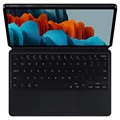 Samsung Galaxy Tab S7 Book Cover Keyboard EF-DT870UBEGEU (Bulk Satisfactory) - Black
