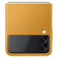 Samsung Galaxy Z Flip3 5G Leather Cover EF-VF711LYEGWW - Mustard