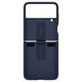Samsung Galaxy Z Flip4 5G Silicone Cover with Ring EF-PF721TNEGWW - Navy