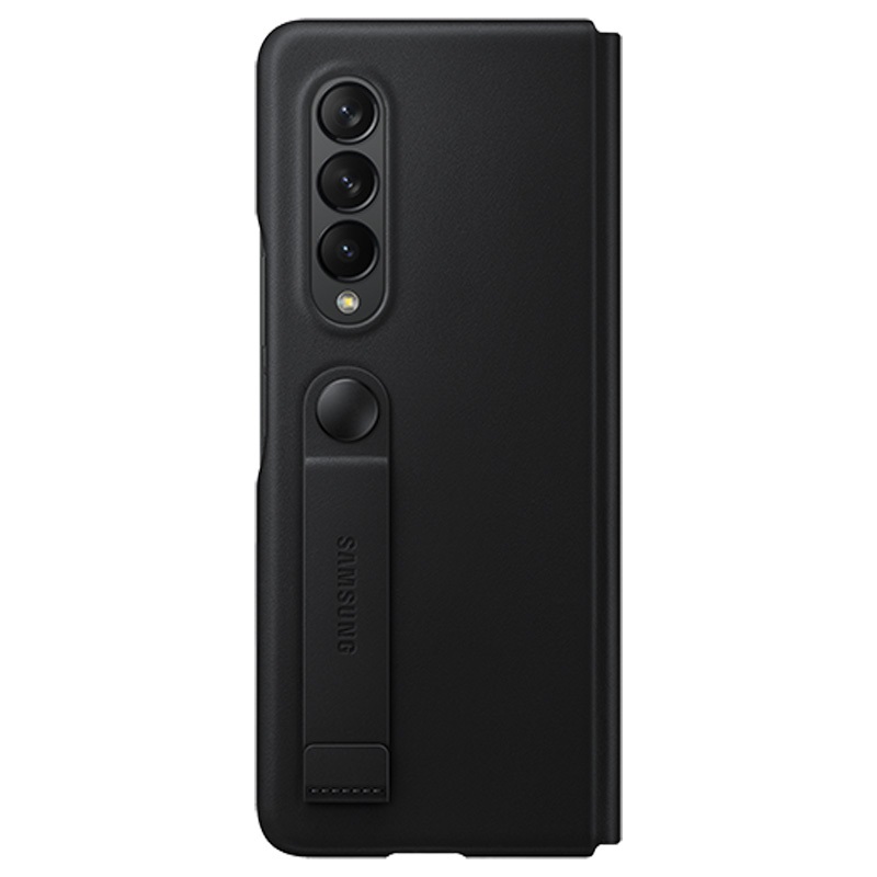 Samsung Galaxy Z Fold3 5G Leather Flip Cover EFFF926LBEGWW Black