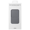 Samsung Super Fast Wireless Charger Duo EP-P5400BBEGEU - Dark Grey