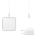 Samsung Super Fast Wireless Charger with TA EP-P2400TWEGEU - White