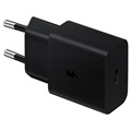 Samsung Fast Travel Charger & USB-C Cable EP-T1510XBEGEU - 15W - Black