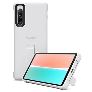 Sony Xperia 10 IV Style Cover with Stand XQZ-CBCCH - Grey