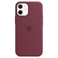 iPhone 12 Mini Apple Silicone Case with MagSafe MHKQ3ZM/A - Plum