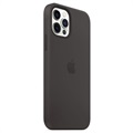 iPhone 12/12 Pro Apple Silicone Case with MagSafe MHL73ZM/A - Black