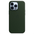 iPhone 13 Pro Apple Leather Case with MagSafe MM1G3ZM/A - Sequoia Green