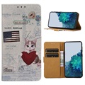 Glam Series Huawei Nova 10 Pro Wallet Case - Cat