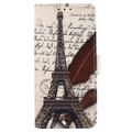 Glam Series Huawei Nova 10 Pro Wallet Case - Eiffel Tower