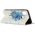 Glam Series OnePlus Nord N100 Wallet Case - Flowering Tree / Blue