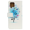 Glam Series Samsung Galaxy A42 5G Wallet Case - Flowering Tree / Blue