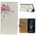 Glam Series Samsung Galaxy A42 5G Wallet Case - Owls