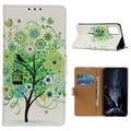 Glam Series Samsung Galaxy S20 FE Wallet Case - Flowering Tree / Green