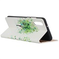 Glam Series Sony Xperia 5 II Wallet Case - Flowering Tree / Green