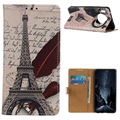 Glam Series Huawei Y9a Wallet Case - Eiffel Tower