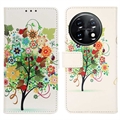 Glam Series OnePlus 11 Wallet Case - Colorful Tree