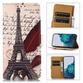 Glam Series Google Pixel 7 Pro Wallet Case - Eiffel Tower