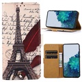 Glam Series Huawei Nova 8i/Honor 50 Lite Wallet Case - Eiffel Tower