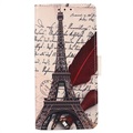 Glam Series Huawei Nova 8i/Honor 50 Lite Wallet Case - Eiffel Tower
