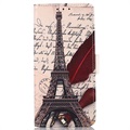 Glam Series Motorola Edge X30 Wallet Case - Eiffel Tower