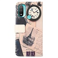 Glam Series Motorola Moto E20/E30/E40 Wallet Case - Eiffel Tower