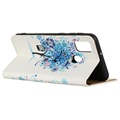 Glam Series OnePlus Nord N10 5G Wallet Case - Flowering Tree / Blue