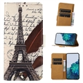 Glam Series Xiaomi 12/12X Wallet Case - Eiffel Tower