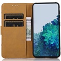 Glam Series Samsung Galaxy S21 FE 5G Wallet Case - Flowering Tree / Blue