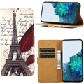 Glam Series Xiaomi 12 Pro Wallet Case - Eiffel Tower