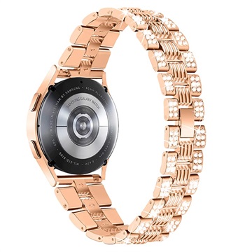 Samsung Galaxy Watch4/Watch4 Classic Glam Stainless Steel Strap - Rose Gold