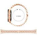 Samsung Galaxy Watch4/Watch4 Classic Glam Stainless Steel Strap - Rose Gold