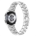 Samsung Galaxy Watch4/Watch4 Classic Glam Stainless Steel Strap - Silver