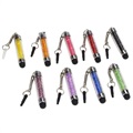 Glitter Mini Capacitive Stylus Pen with 3.5mm Plug - 9 Pcs.