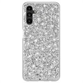 Glitter Series Samsung Galaxy A13 5G Hybrid Case - Silver