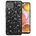 Glitter Series Samsung Galaxy A42 5G Hybrid Case - Black