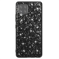 Glitter Series Samsung Galaxy A42 5G Hybrid Case - Black