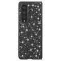 Glitter Series Samsung Galaxy Z Fold3 5G Hybrid Case - Black