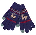 Golovejoy DZ23 Knitted Touchscreen Gloves - Navy Blue