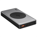 Goobay 10000mAh Wireless Fast Power Bank - 2xUSB, USB-C