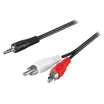 Goobay 3.5 mm / 2x RCA Audio Cable Adapter