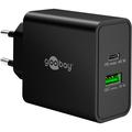 Goobay 45W USB-C PD GaN Dual Fast Charger - Black