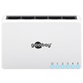 Goobay 5-Port Fast Ethernet Switch - 10/100 Mbps - White