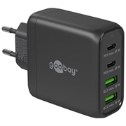 Goobay 68W PD GaN Multi-Port Fast Charger - Black