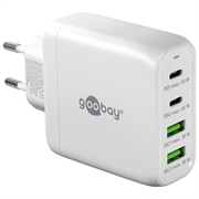 Goobay 68W PD GaN Multi-Port Fast Charger - White