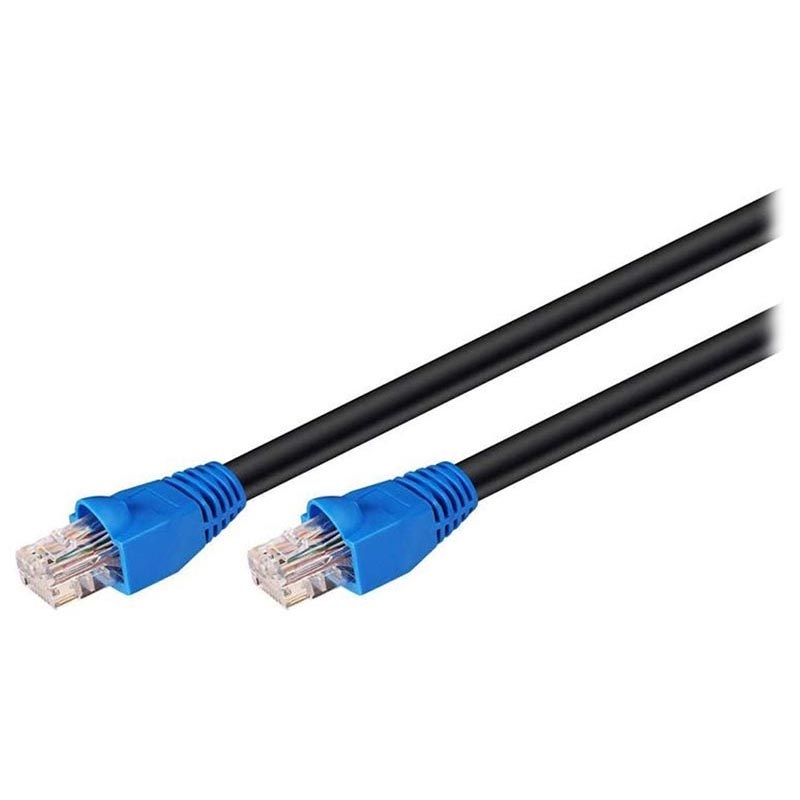 Goobay 93714 CAT 6 Slim Length Patch Cable Black 1m Length U/UTP Goobay 93714 CAT 6 Slim Length Patch Cable Black 1m Length U/UTP