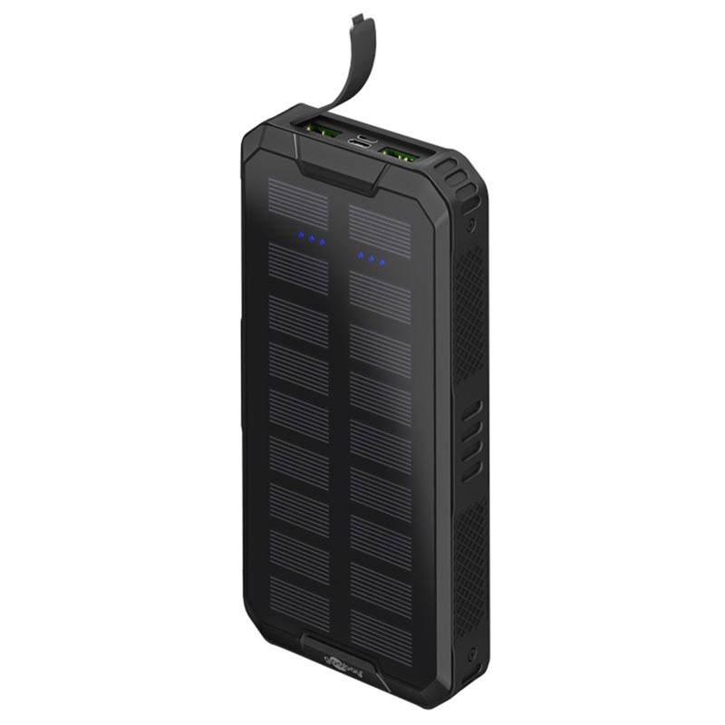 Goobay Fast Solar Bank 20000mAh - USB-C, Black