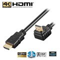 Goobay High Speed HDMI Cable with Ethernet - 90° Rotated