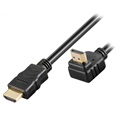 Goobay High Speed HDMI Cable with Ethernet - 90° Rotated - 3m