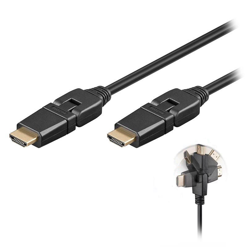 High Speed HDMI Cable with Ethernet Rotatable