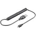 Goobay MicroUSB Spiral Cable - 1m